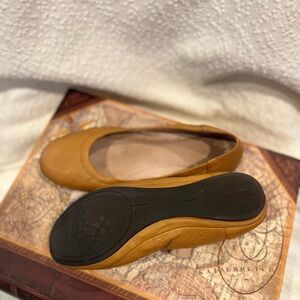Vince Camuto Tan Leather Loafers
